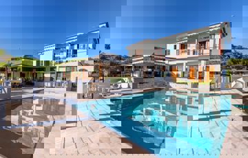 View from Pool Deck to House
